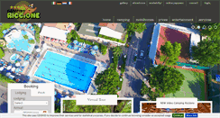 Desktop Screenshot of campingriccione.it