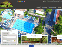 Tablet Screenshot of campingriccione.it